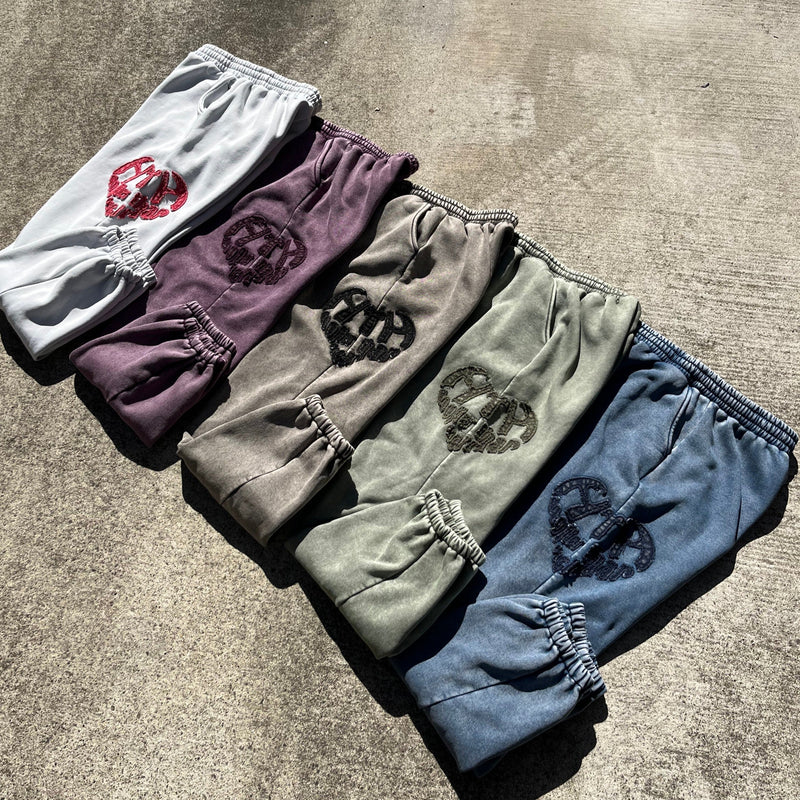 Vintage Like Heart Logo Sweat Pants – YZ