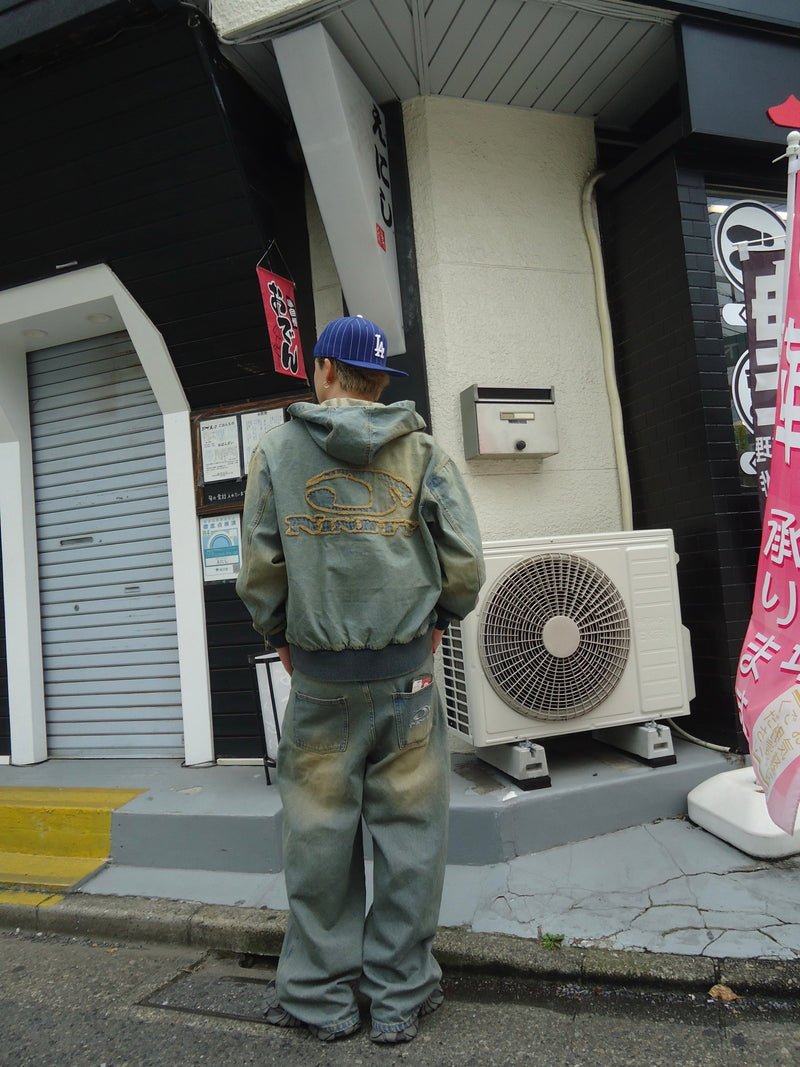 Heisei Logo Buggy Ballon Denim Pants – YZ