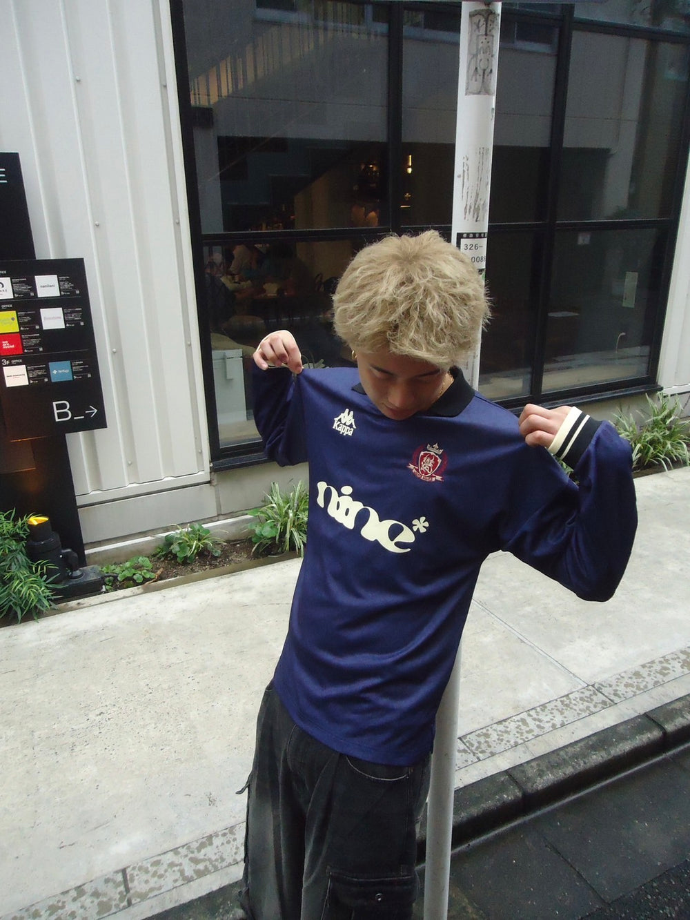 9090×kappaコラボ限定サッカーゲームシャツ 9090 x Kappa Classic Game