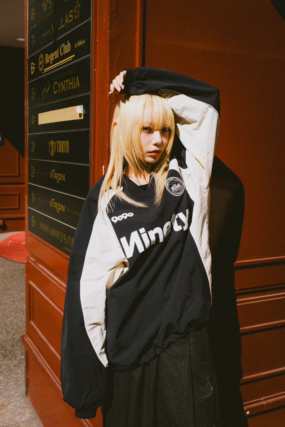 極美品 XL相当⭐️マークアンドロナ リバーシブル ナイロンジャケット