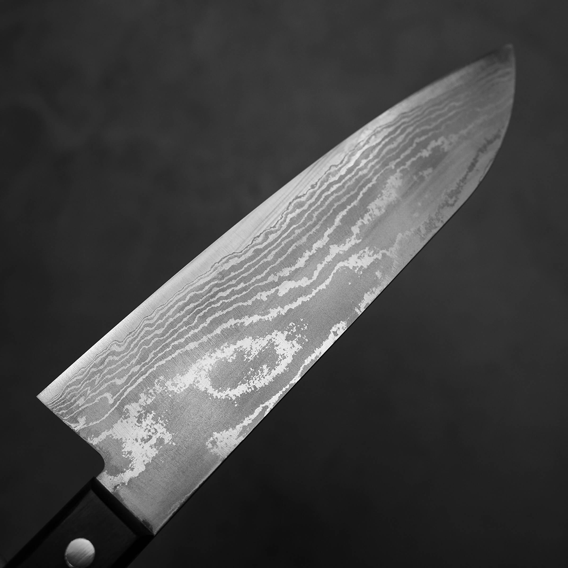 Shigeki Tanaka VG10 damascus santoku 165mm – Zahocho Knives Tokyo