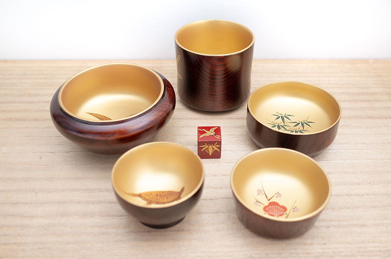 茸盃〈木地呂〉｜カップ｜商品｜佐藤善六漆器店［川連漆器］