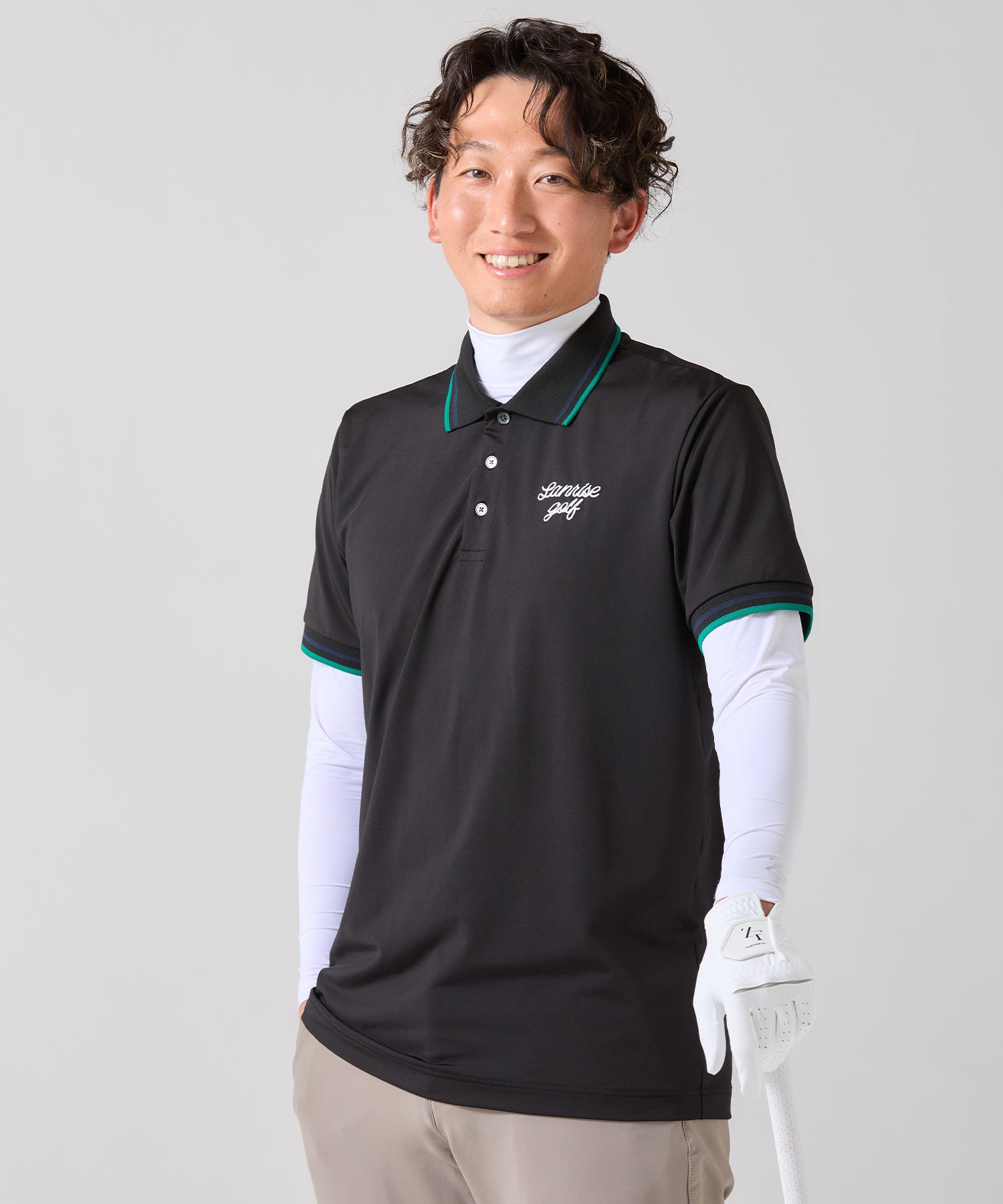 ICE MESH アイスメッシュ モックネック長袖アンダーウェア（ユニ