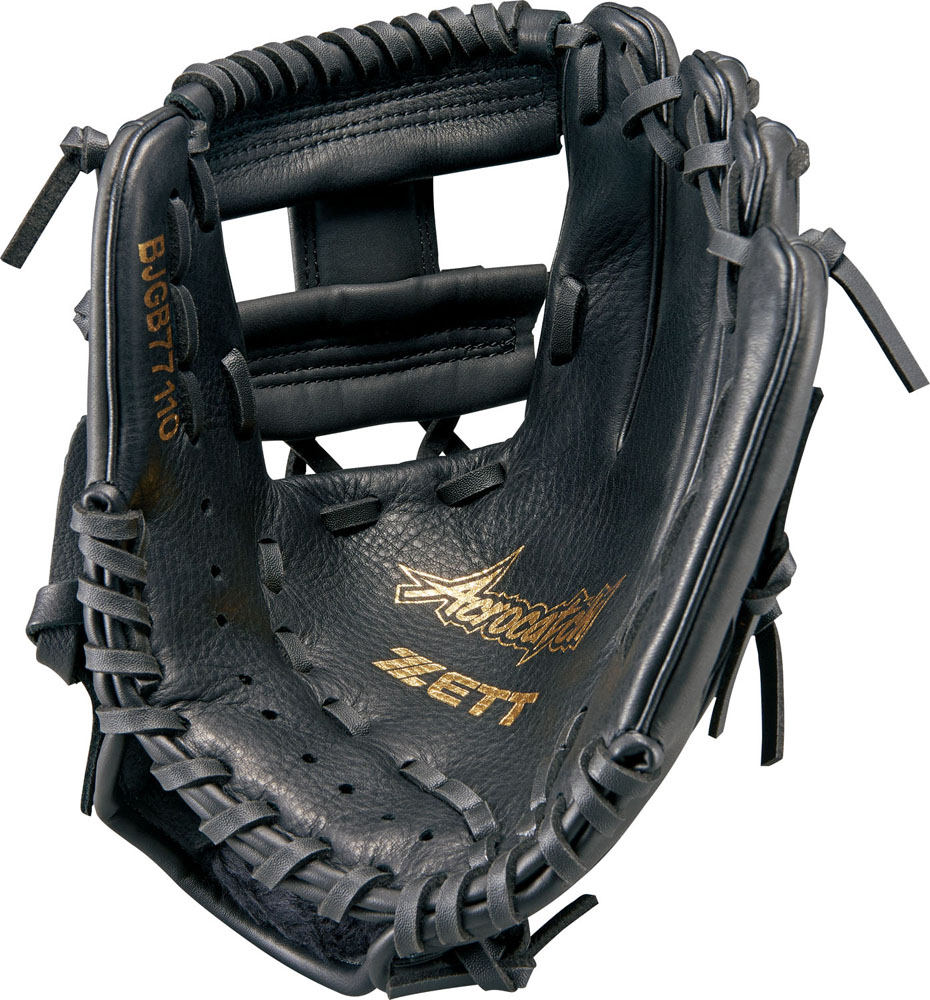 軟式用 Mizuno セレクト 右投げ用グローブ 黒 軟式用 Mizuno セレクト