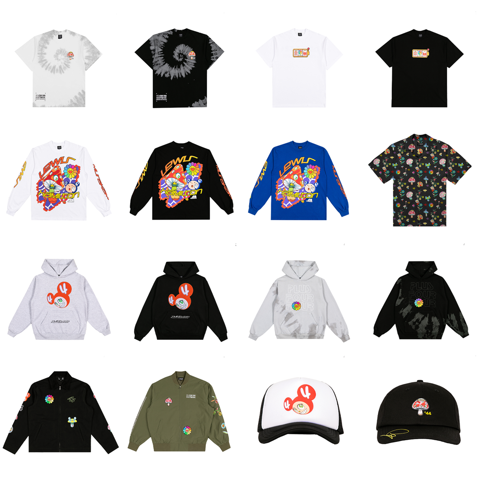 7月18日(木)12時よりWEBサイトにて、 ルイス・ハミルトン×村上隆コラボ