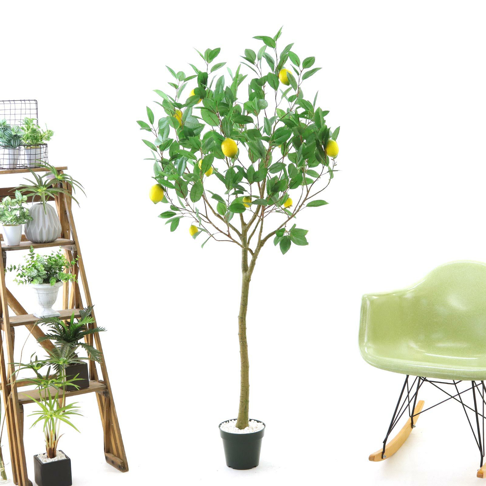 No8435 プレミアム光触媒フェイクグリーン 「つややかな葉と実の彩り