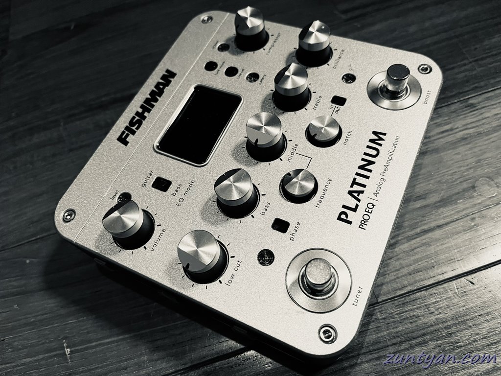 FISHMAN PLATINUM PRO EQ プリアンプを使ってみた - zuntyan.com