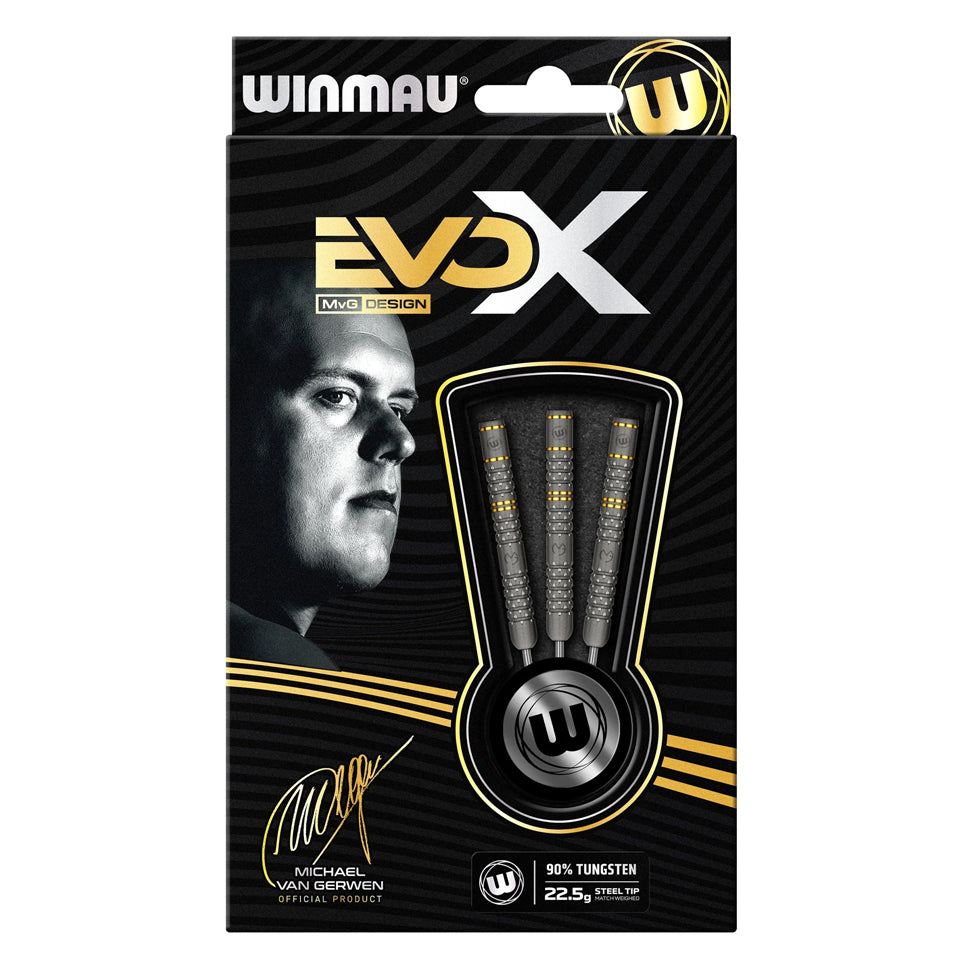 Winmau MvG EvoX Steel Tip Darts - 24gm