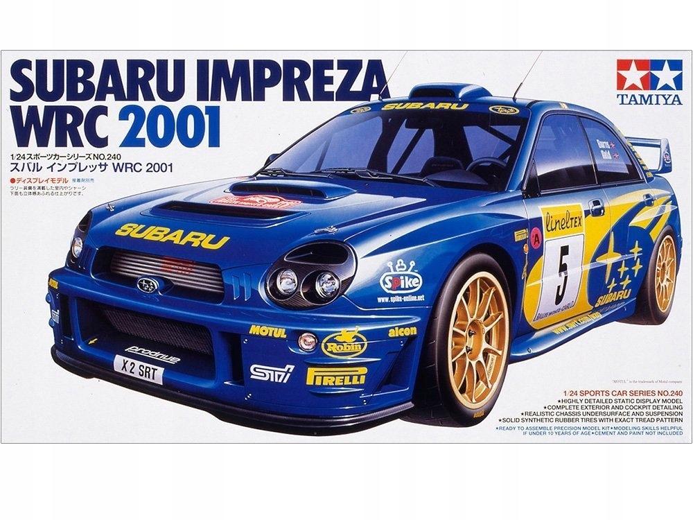 ドリパケ TAMIYA SUBARU INPREZA WRC 1998 タミヤ 1/24 スポーツカー