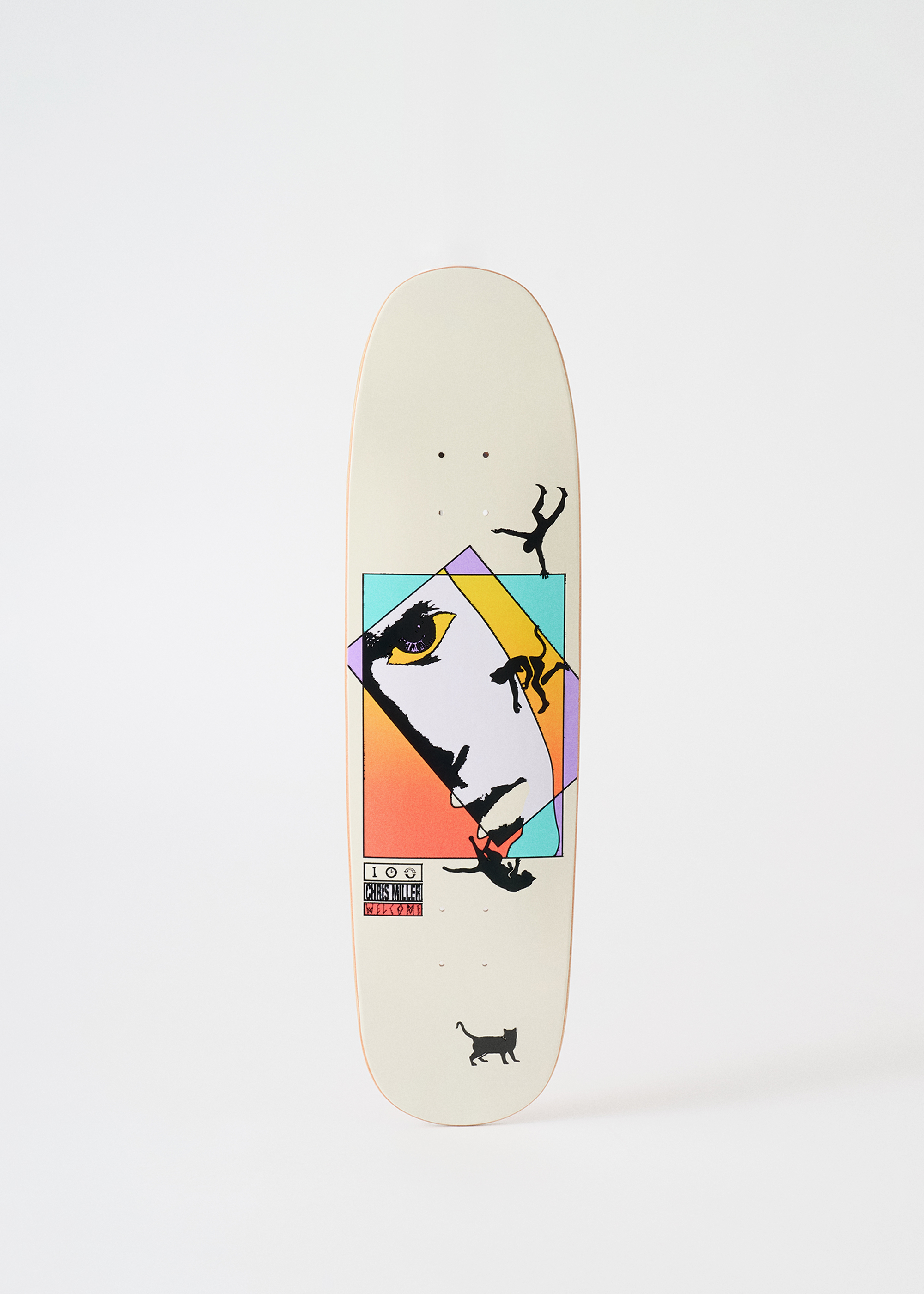 Welcome Skateboards Faces Chris Miller on Catblood 2.0 8.75