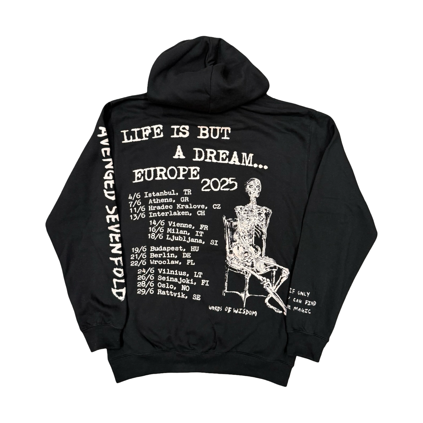 Avenged Sevenfold Europe Tour LIBAD - Hooded Pullover – A7X World