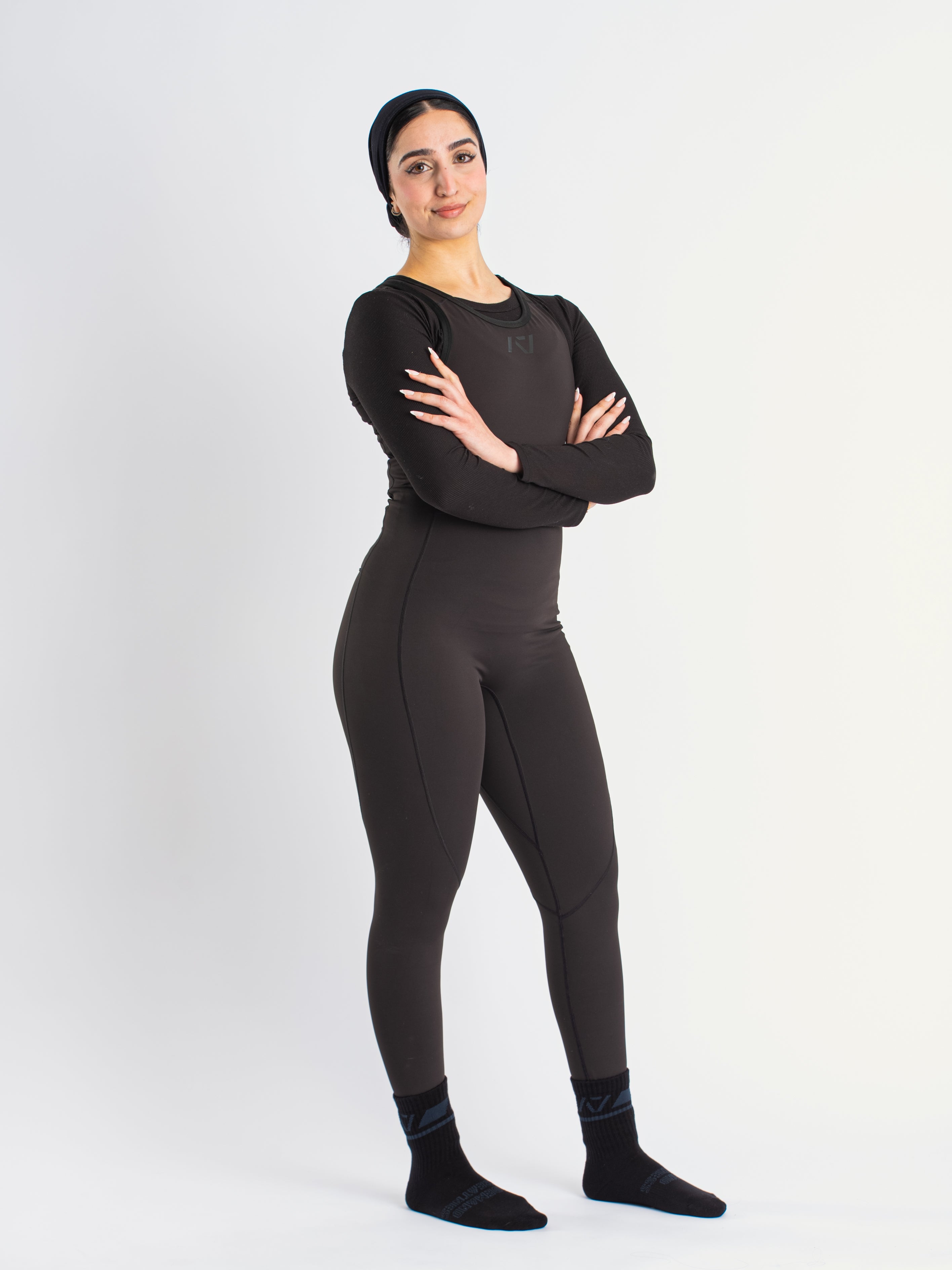 Rausch Women's Long Legged Singlet - Black | A7