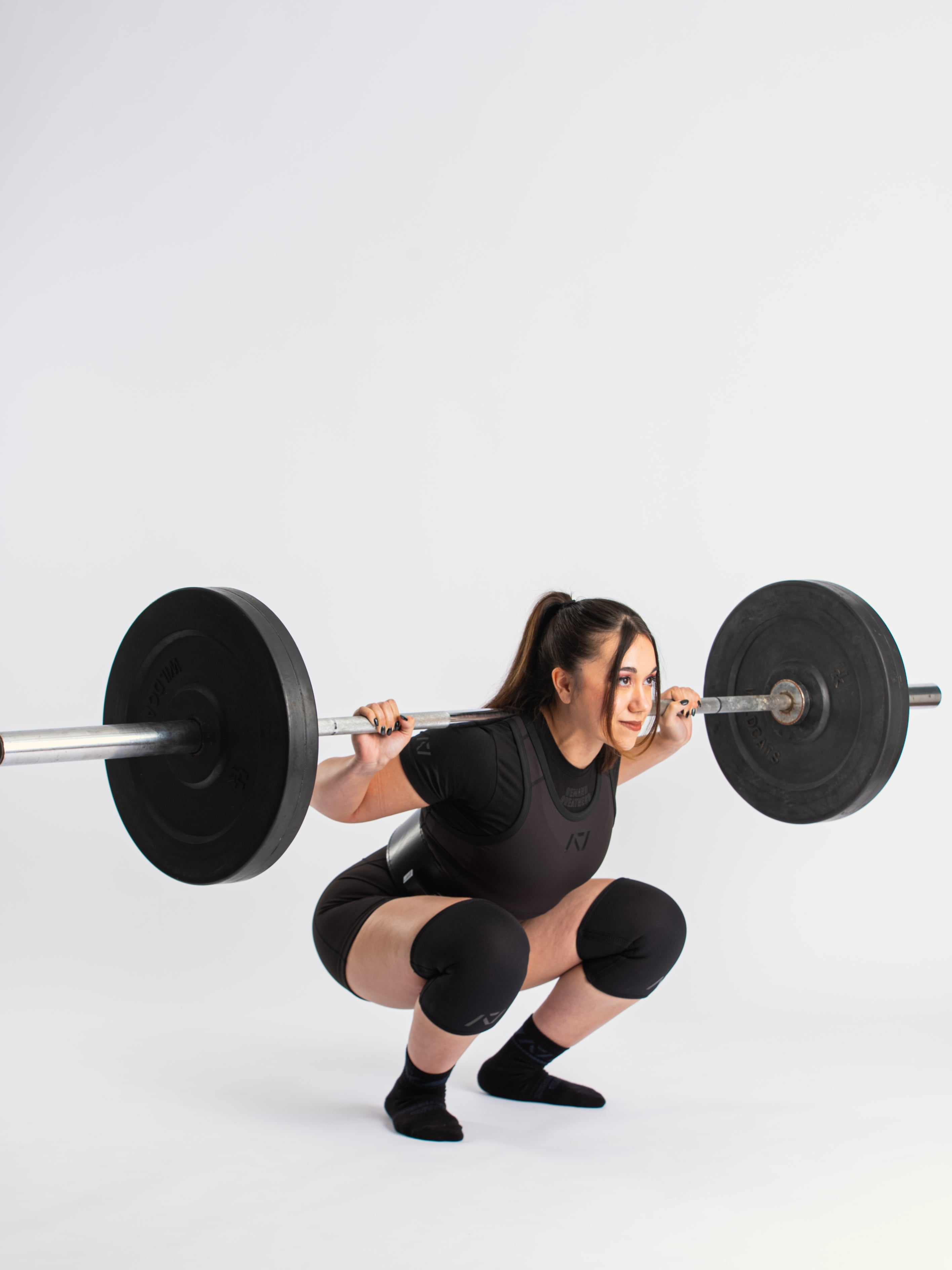 Rausch Black Women's Singlet | Ladies Black Singlet | A7