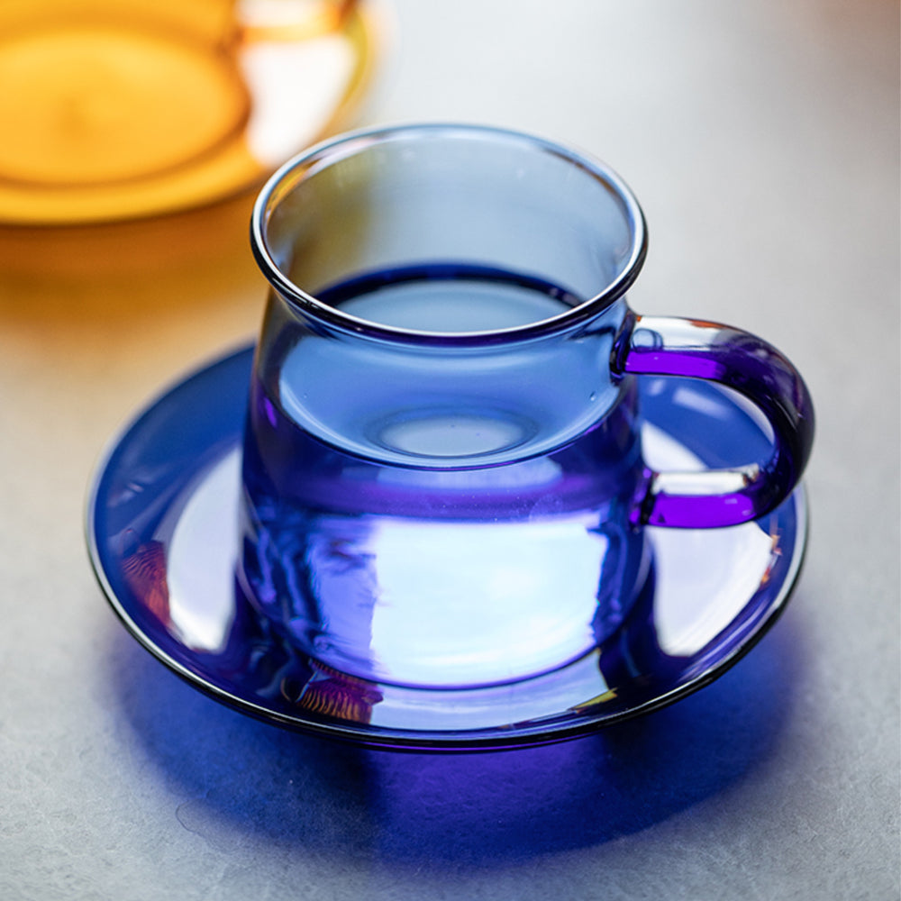 ノルディックガラスカップ&ソーサーセット – acacia