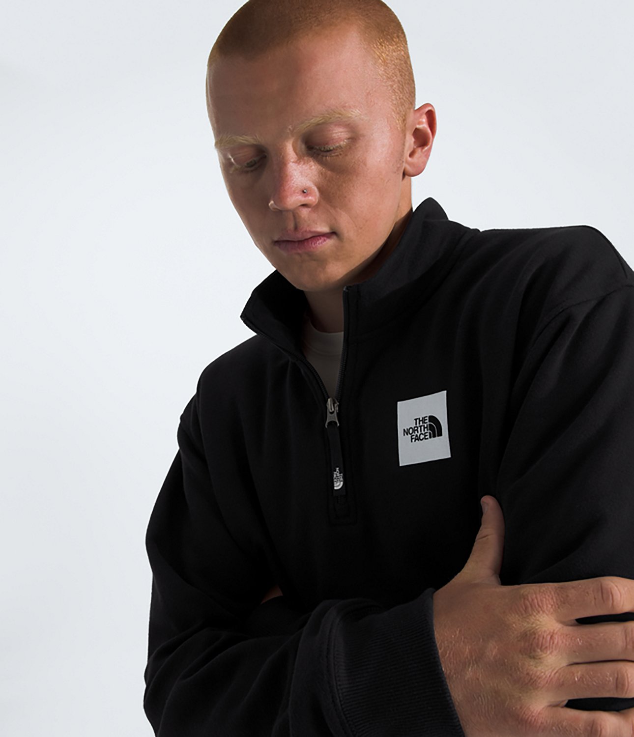 The North Face Men's Box Half Dome 1/4 Zip Sweatshirt | Academy