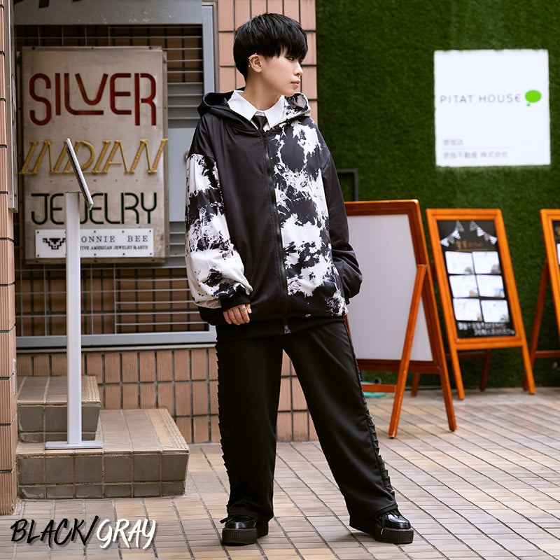 アシメブリーチ ZIP パーカー – ACDC RAG