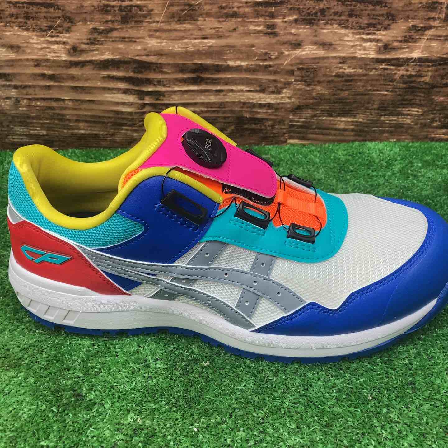 アシックス(asics)安全靴 WINJOB CP209 BOA LC WHITE/GRAVEL(サイズ