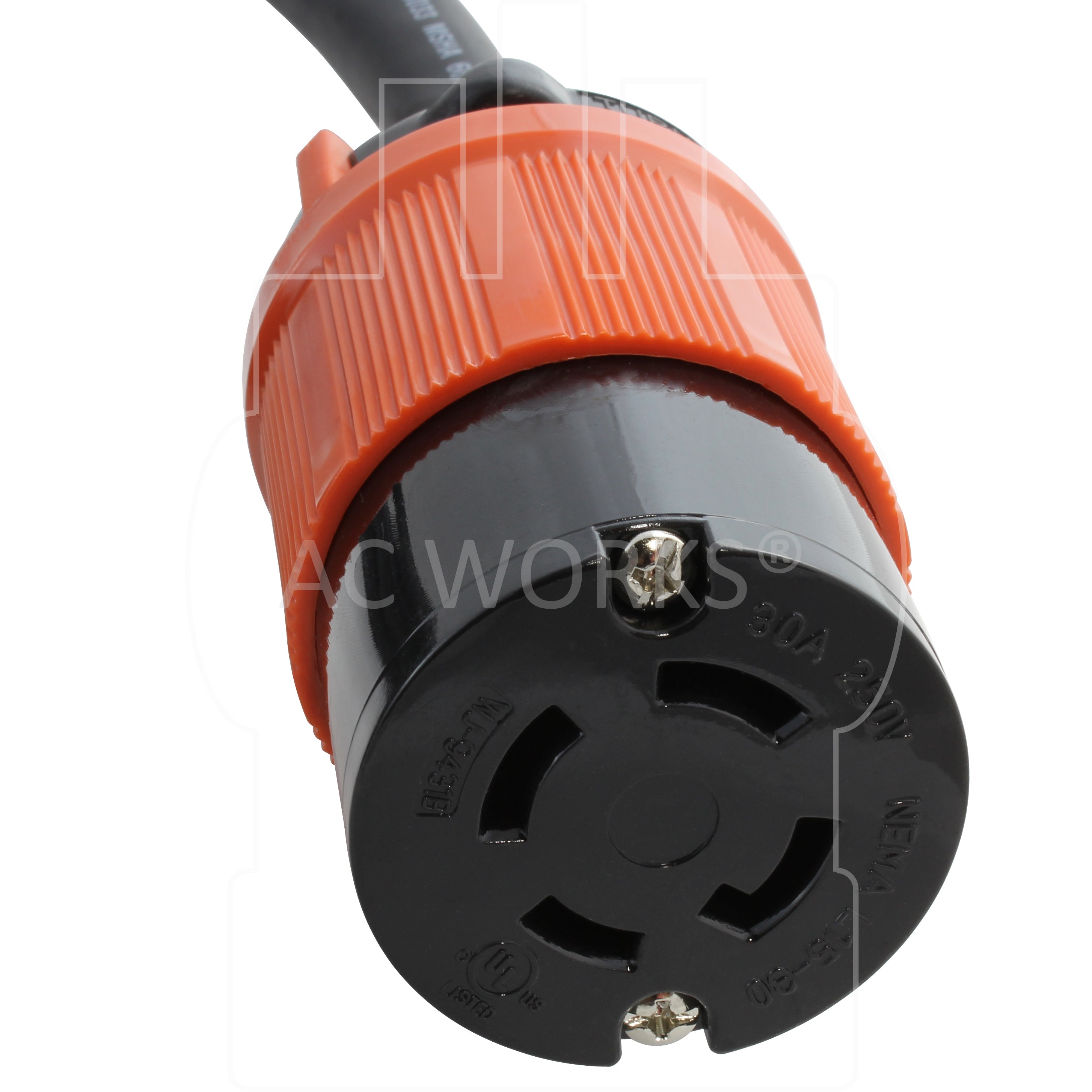 1.5FT 3-Phase L15-20P 20Amp Plug to L15-30R 30Amp Adapter Cord