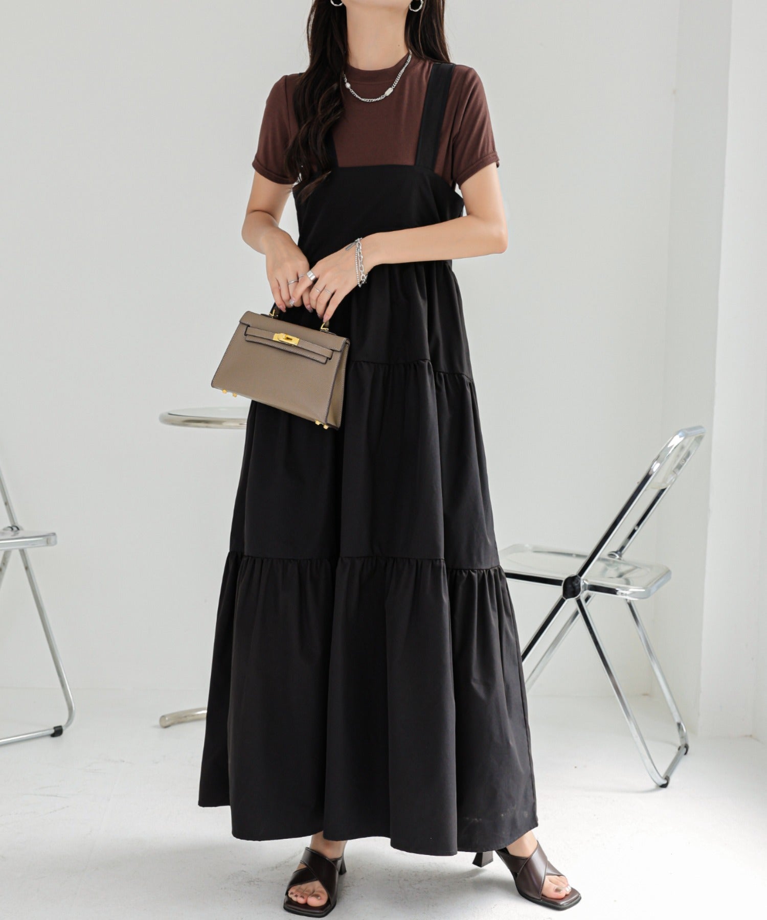 sheller シェリエ フロントZIPワンピース 【公式通販】