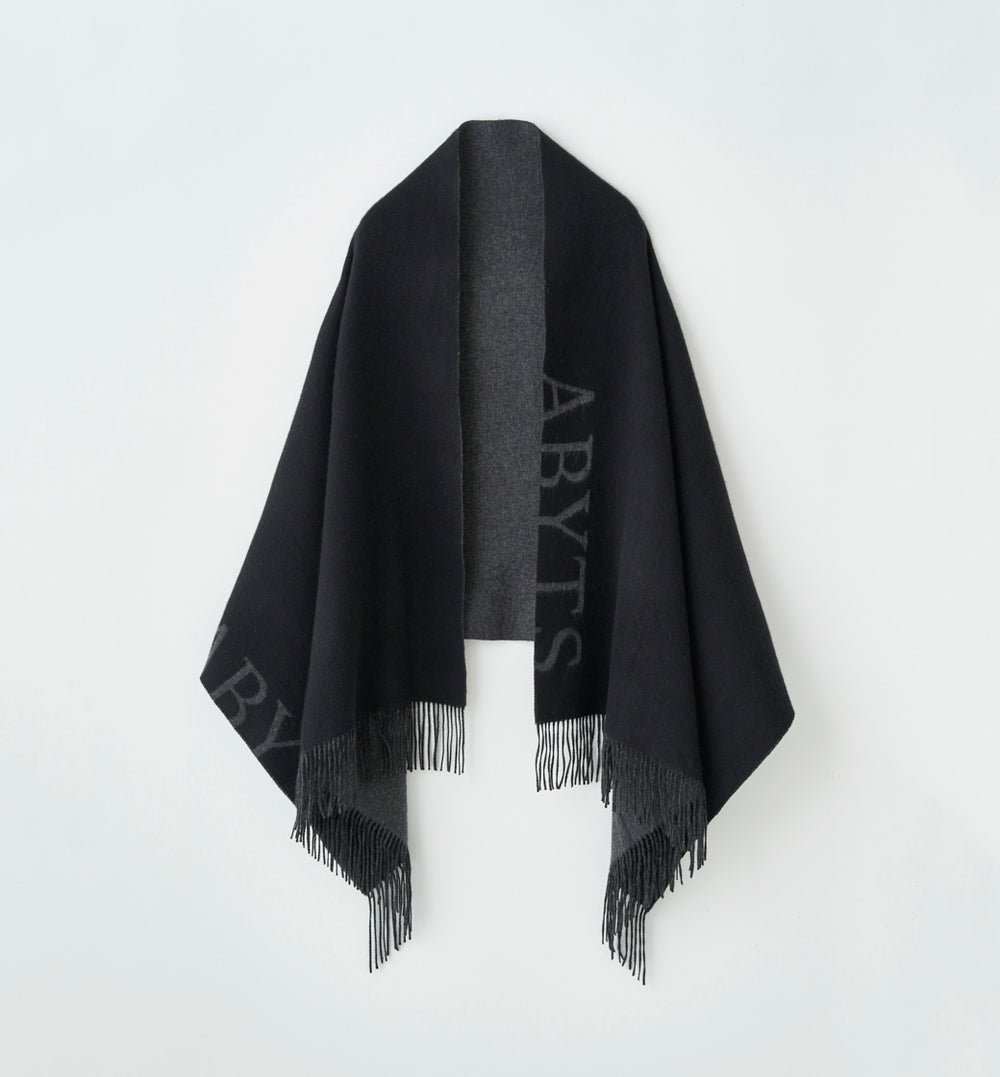 ABYTS カシミヤマフラー ブラック