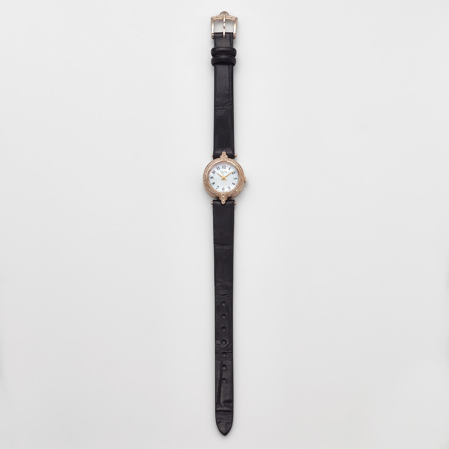 ラウンドフェイス革ベルトウォッチ｜時計｜アガット 公式オンラインストア