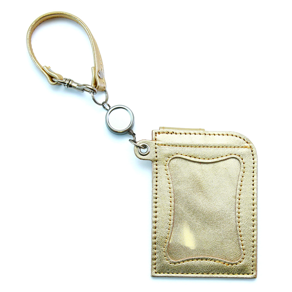 シーク』(全2色)ルーチェ/リール付き パスケース レザー 定期入れ IC