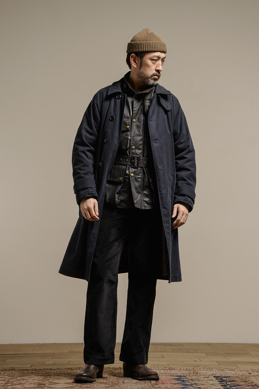 ACV-CT01FN COTTON FLANNEL SINGLE DISPATCH COAT – ADDICT CLOTHES