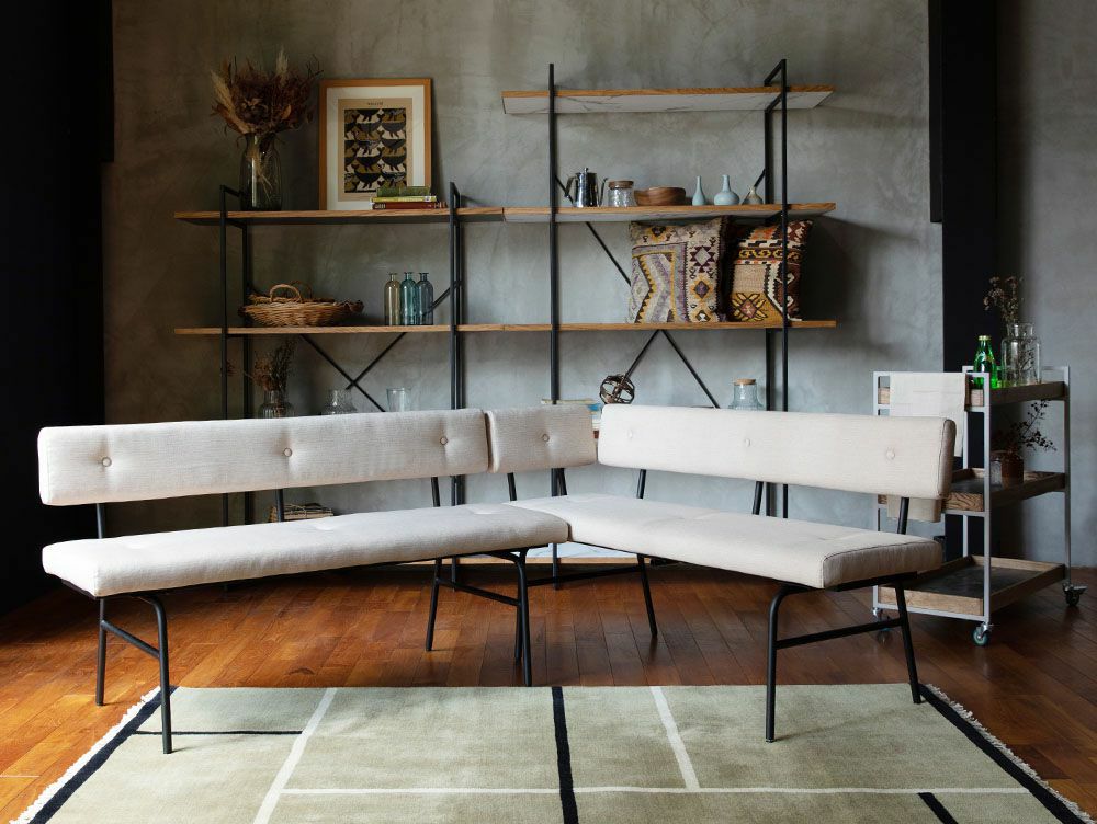 送料無料】サムノルド ベンチ ソファ - a.depeche(アデペシュ)