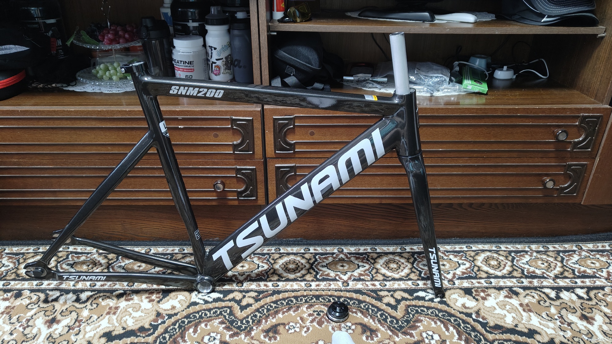 TSUNAMI SNM200 Frameset 700C Fixed Gear Bike Aluminum Frame,Track