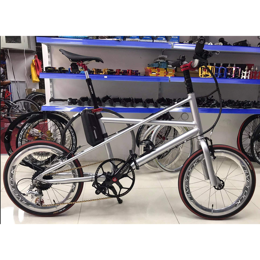 シルバーロック-折りたたみ自転車用合金ホイール,ハイプロファイルリム