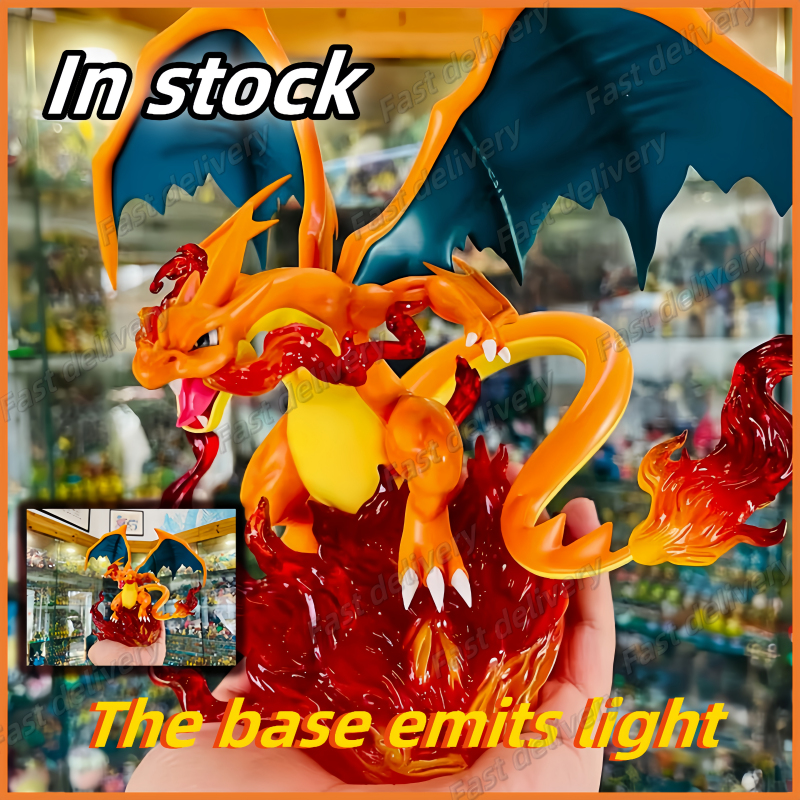 Zxz ポケモンアニメフィギュア 1/20 スケールモデルメガリザードン Y