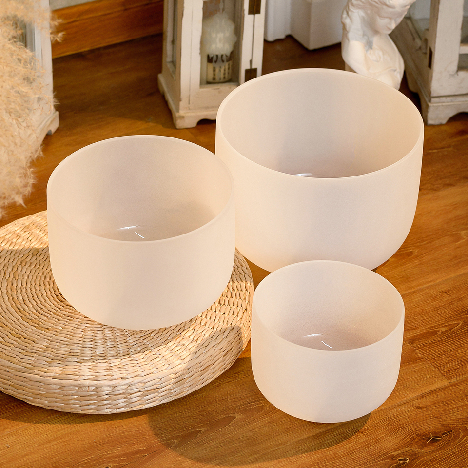 取り下げ間近Crystal Tonesクリスタルボウル皮マレットセット2本セット