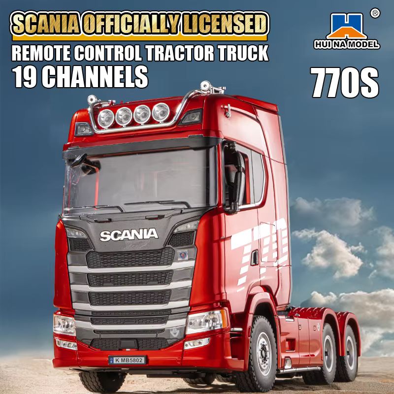 HUINA 1501 770S Scania Alloy Tractor 19CH RC Truck 1/18 2.4G