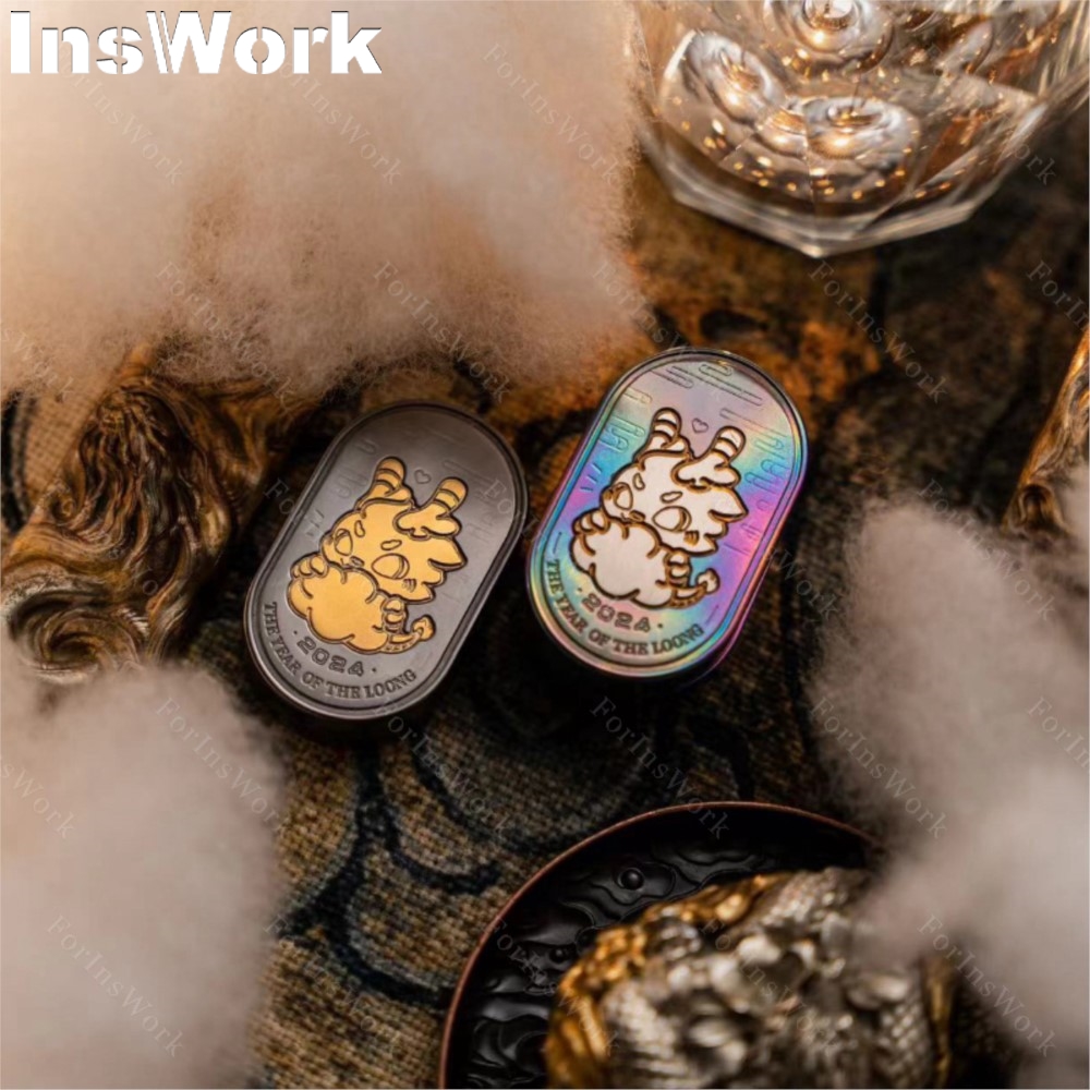 HEedc LINGYUN 3.0 Zirconium Push Slider Handspinner Anxiety And