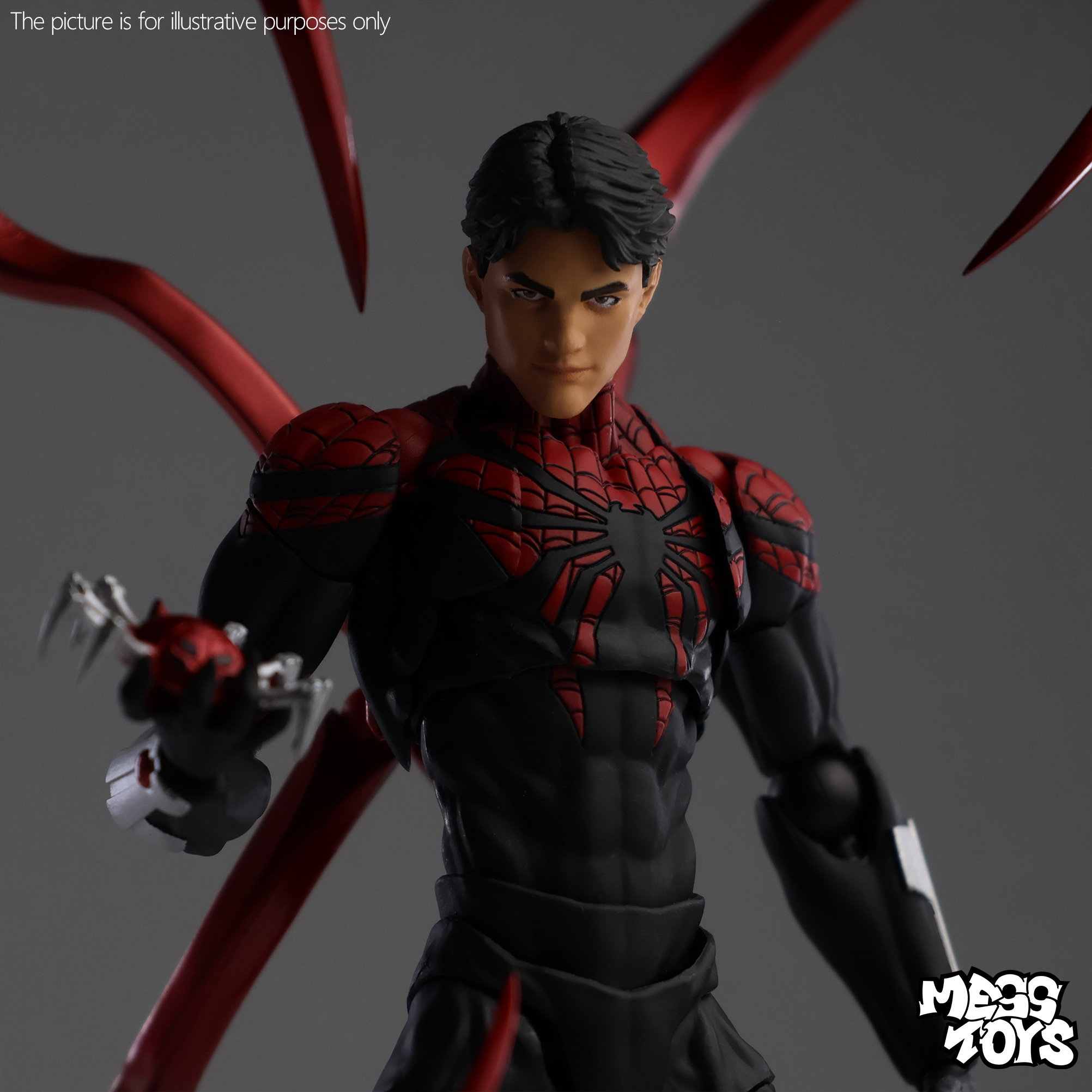 MessToys Superior Spiderman Figure Mess Toys Kaine Parker Spider