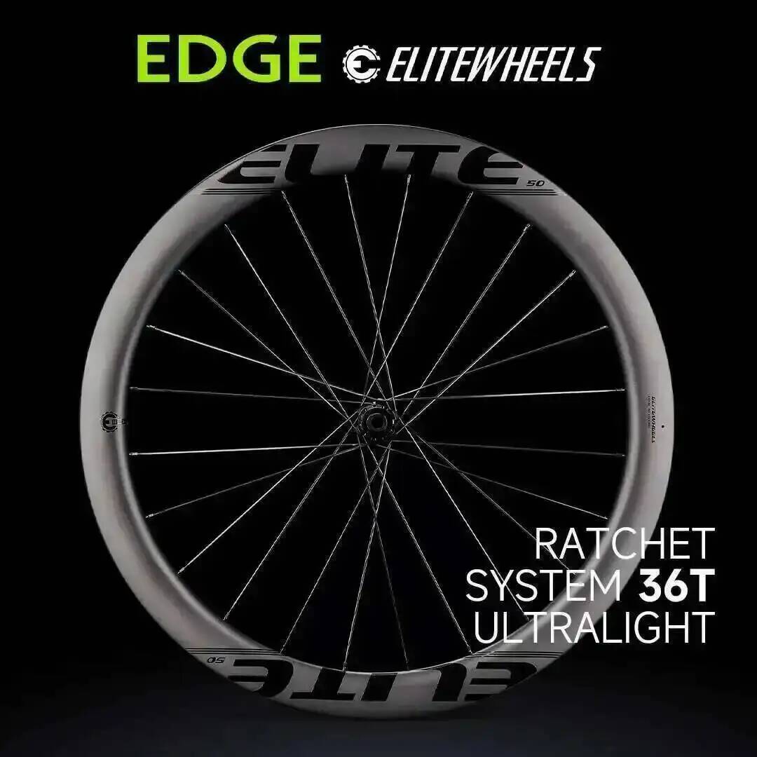 ELITEWHEELS EDGE 50 カーボン セラミックベアリング 前後 ELITEWHEELS