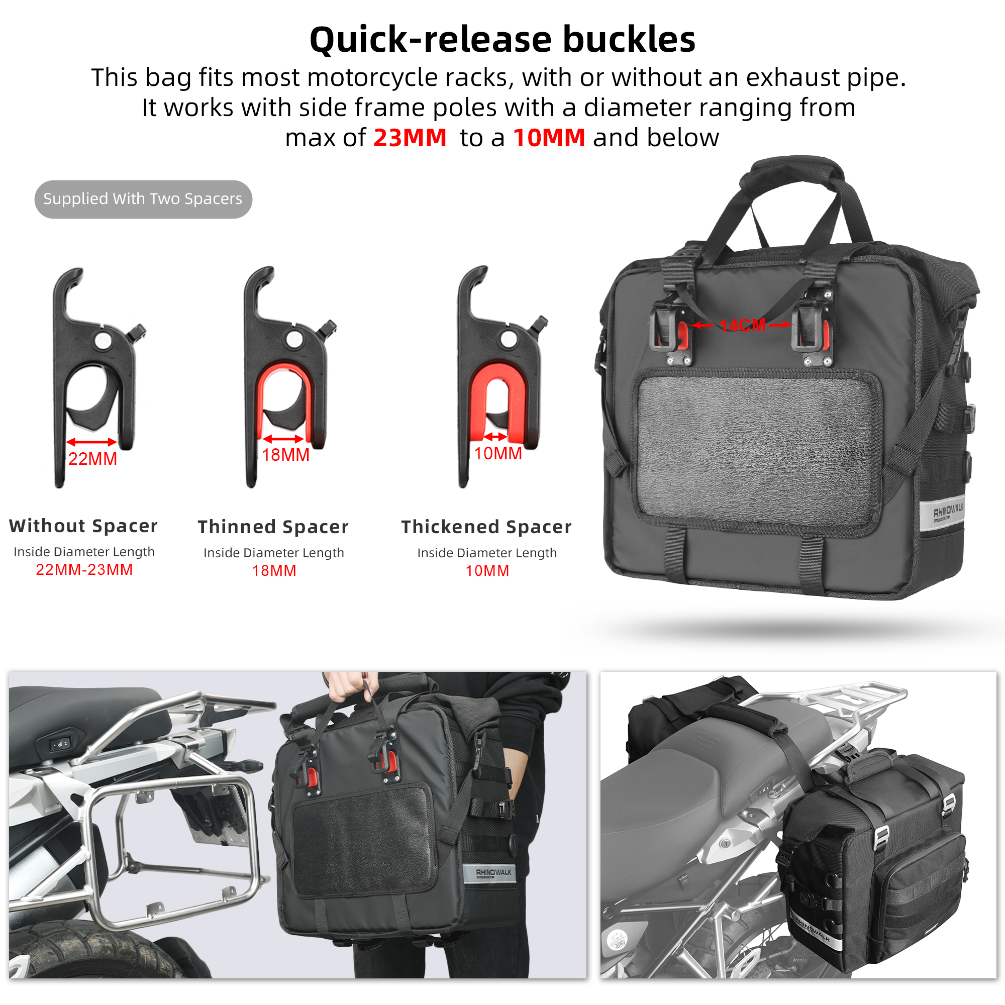 natal design × ride bag FOLDING BOX HIGH natal design × ride bag