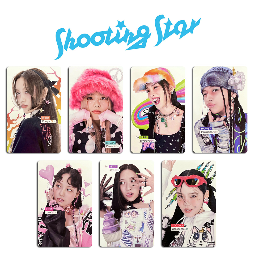 New JAPAN Group XG Shooting Star Photocards 2023 Seasons' Greeting
