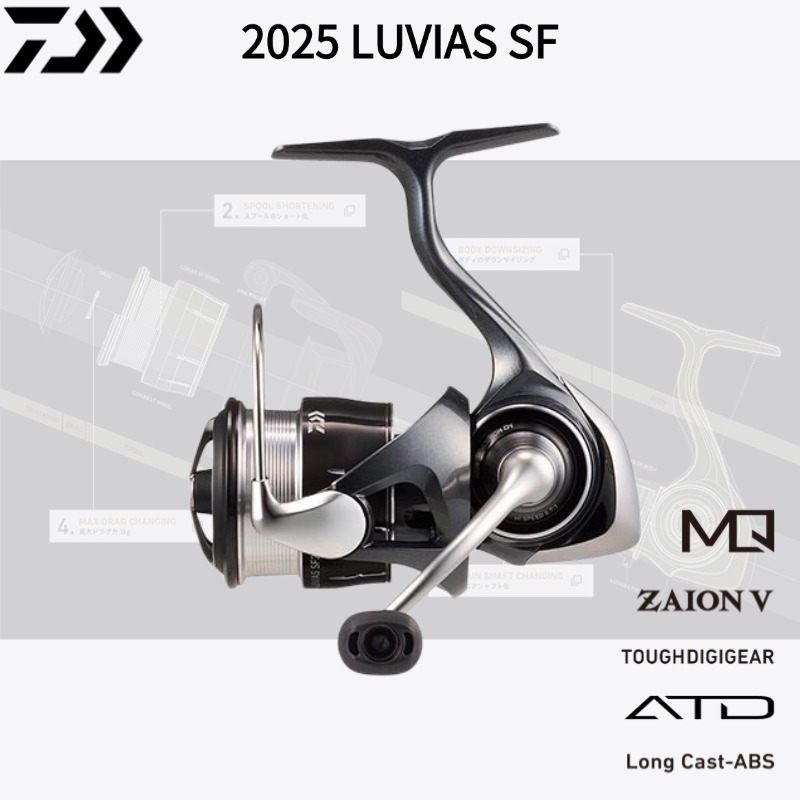 2025 DAIWA LUVIAS SF 2000SS-H 2000SS-P 2500SS 2500SS-H Lightweight