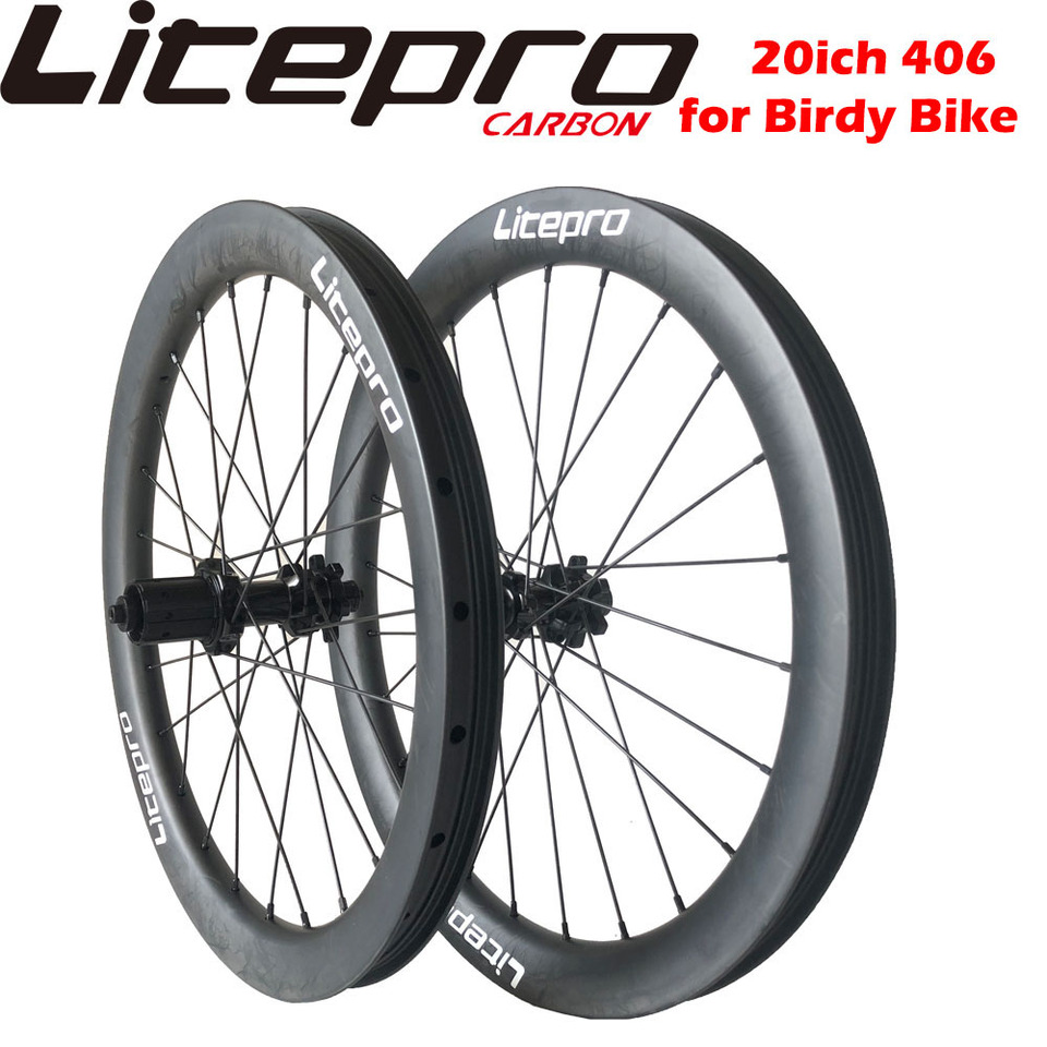 406 20インチliteproカーボン折りたたみ自転車の車輪のディスク
