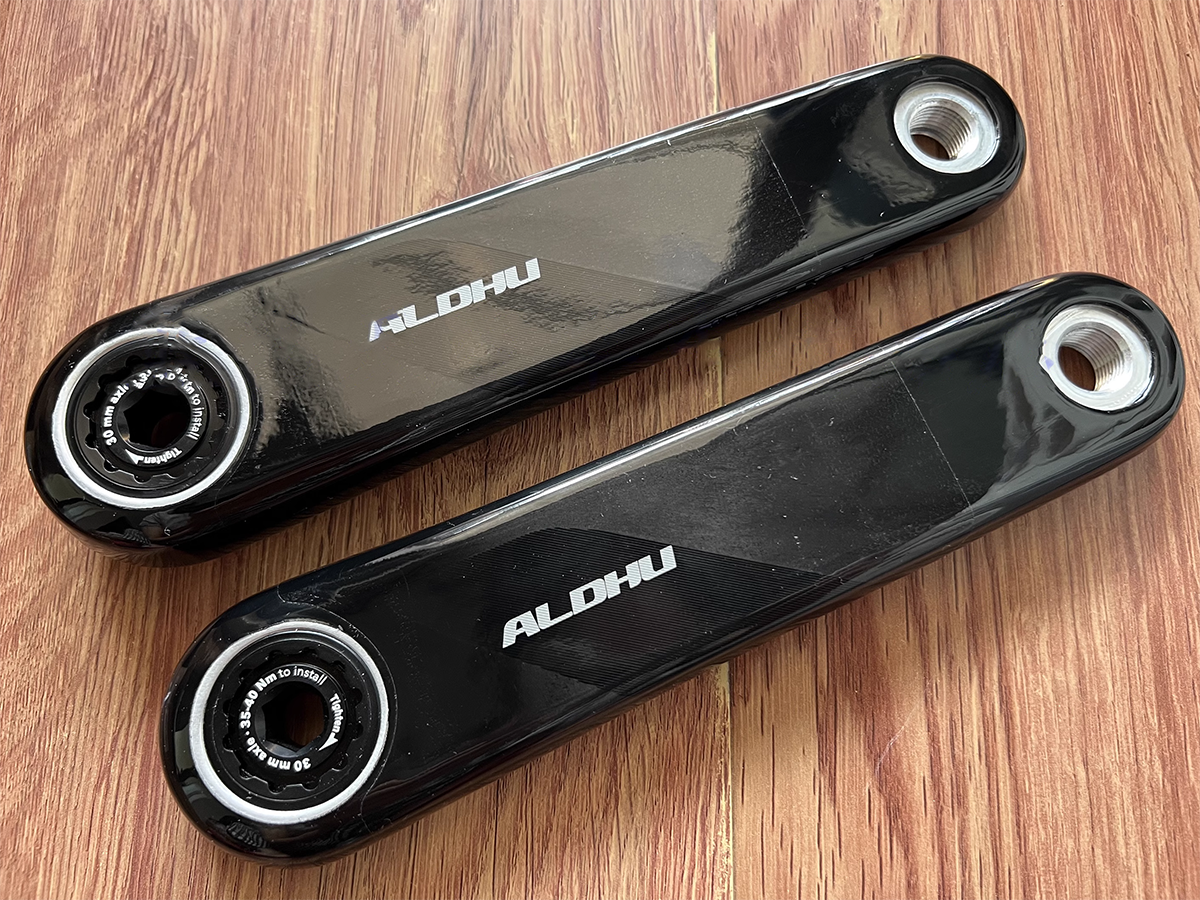 Rotor ALDHU Carbon Crankset | 165-175mm Sizes | UD Carbon