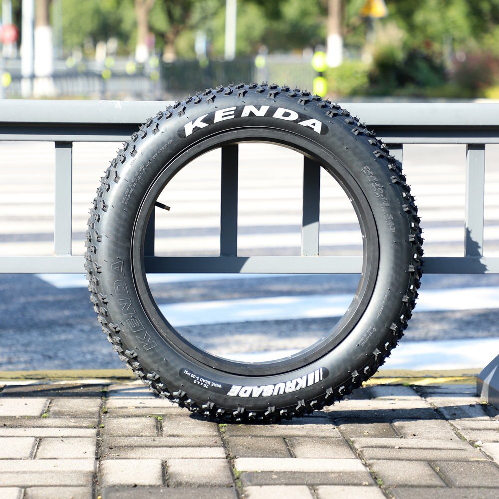 Kenda 20X4.0 ファットタイヤ 20 インチ電動自転車タイヤ 30TPI スノー