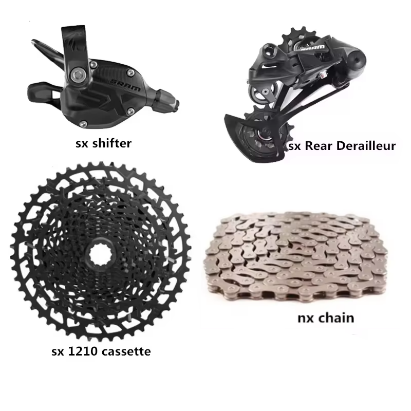 SRAM NX Eagle 12S シフター、カセット、ディレイラー3点セット