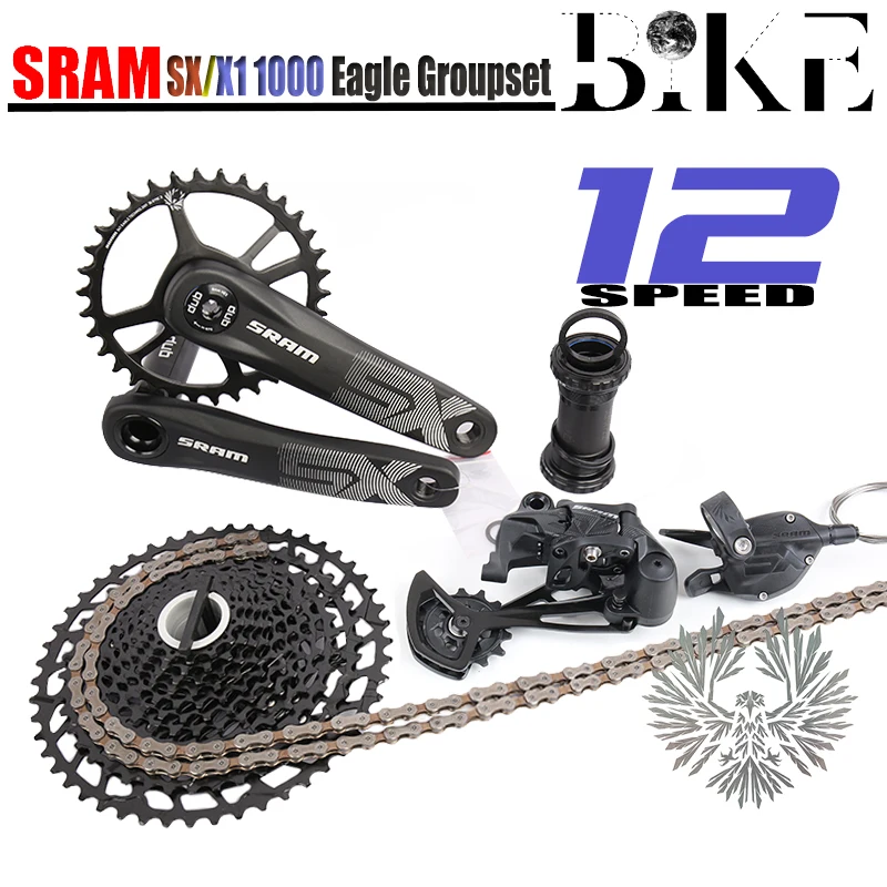 SRAM SX Eagle 1x12 12 Speed 12V MTB Groupset Kit DUB Crankset
