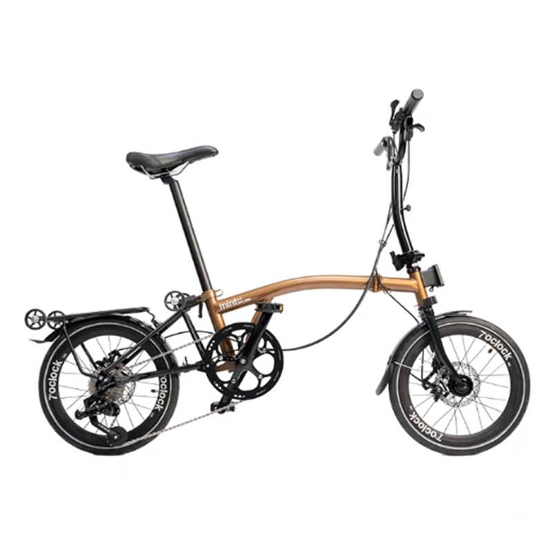 MINT 16インチ T9D-349 三つ折り自転車 9速 シティバイク ディスク