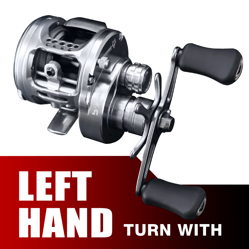 Seasir Sirius Round Baitcasting Reel CNC Aluminum Reel Circular