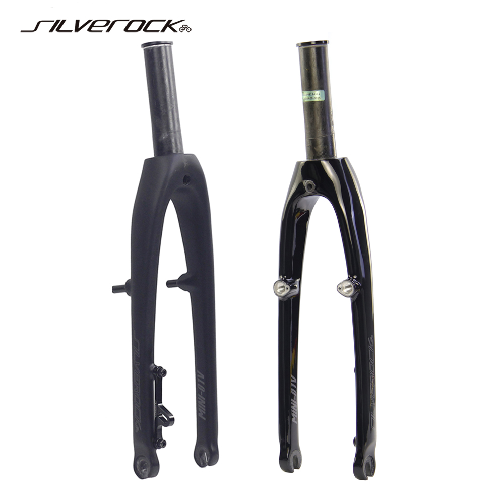 Silverock-折りたたみ式カーボンファイバーフォーク,20インチ,406