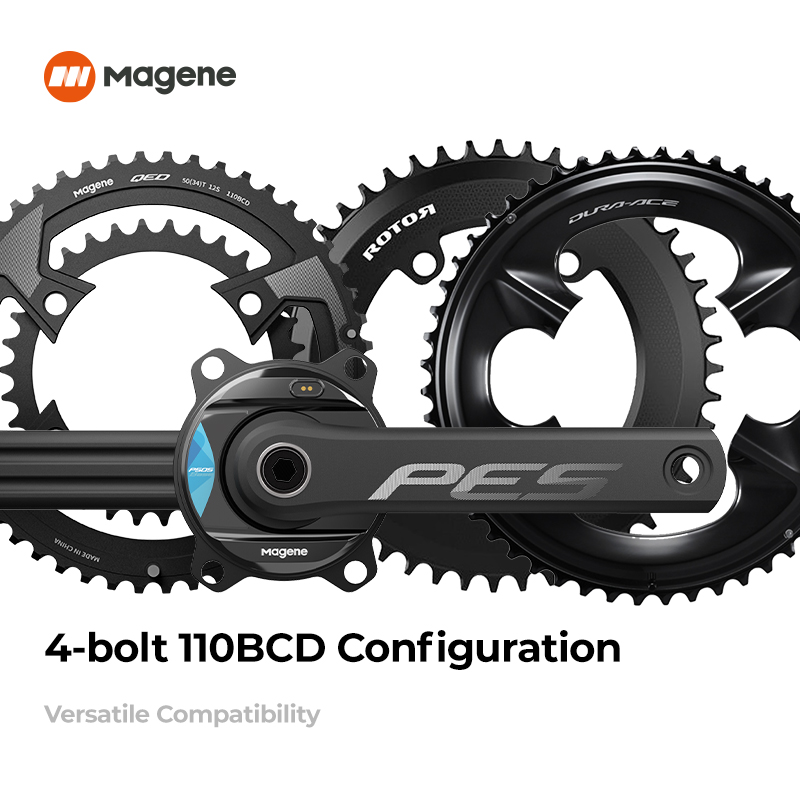 Magene PES P505 Base Power Meter 24mm Steel Spindle 110BCD 4 Bolts