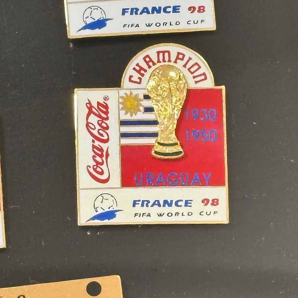1998年 FIFA フランスワールドカップ コカ・コーラ ピンバッジ全6種