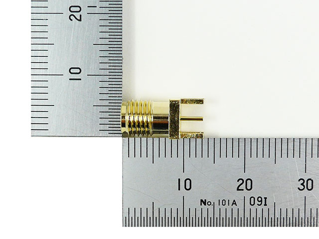 SMAコネクター SMA-J 基板用エッジマウント: ケーブル・コネクター